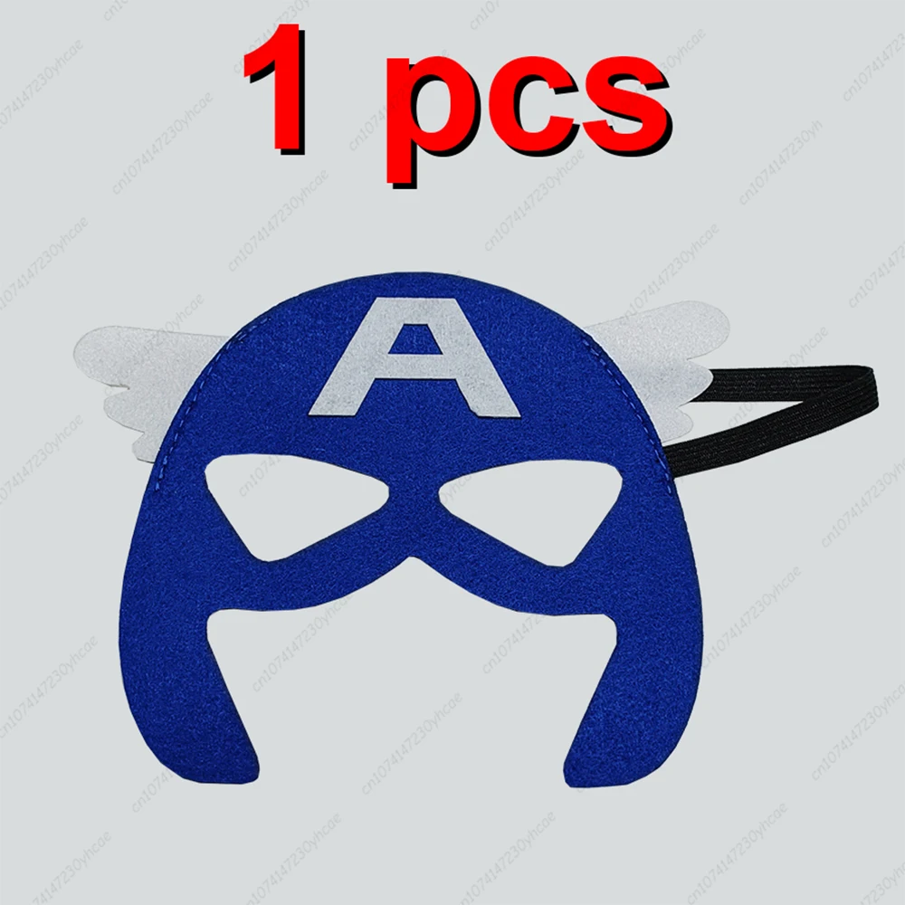 1/5/10 SZTUK Maseczek Disney Marvel Kapitan Ameryka na Halloween dla Dzieci Superbohater Cosplay Kostium Maska Dziecięce Prezenty na Boże Narodzenie