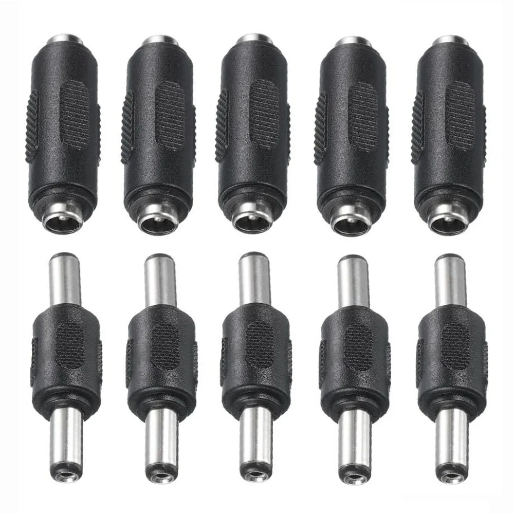 5.5x2.1mm DC Male Female Power Connector 12V/24V Adapter Jack Socket Plug Barrel for CCTV Security Camera LED Strip Adaptor