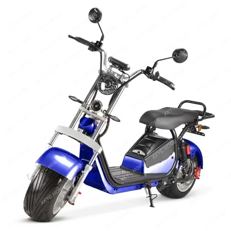 Electric Car Motorcycle with Shock Absorption Electrombile/Scooter Wide Tire Lithium Battery Car