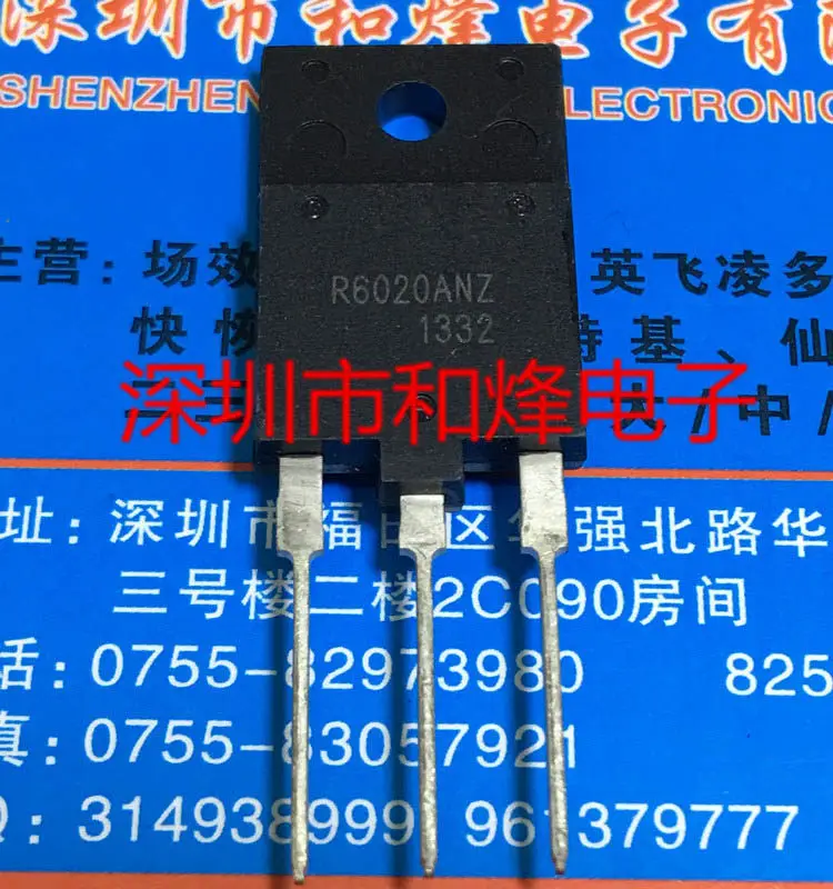 5PCS R6020ANZ TO-3PF 60 20A