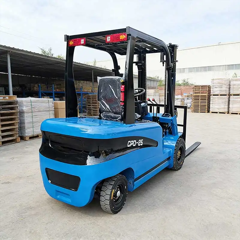 Hot Sale Factory Price 2t Mini 4wheel Electric Forklift, 3m Lifting Full Electric for Farm Warehouse Stacking