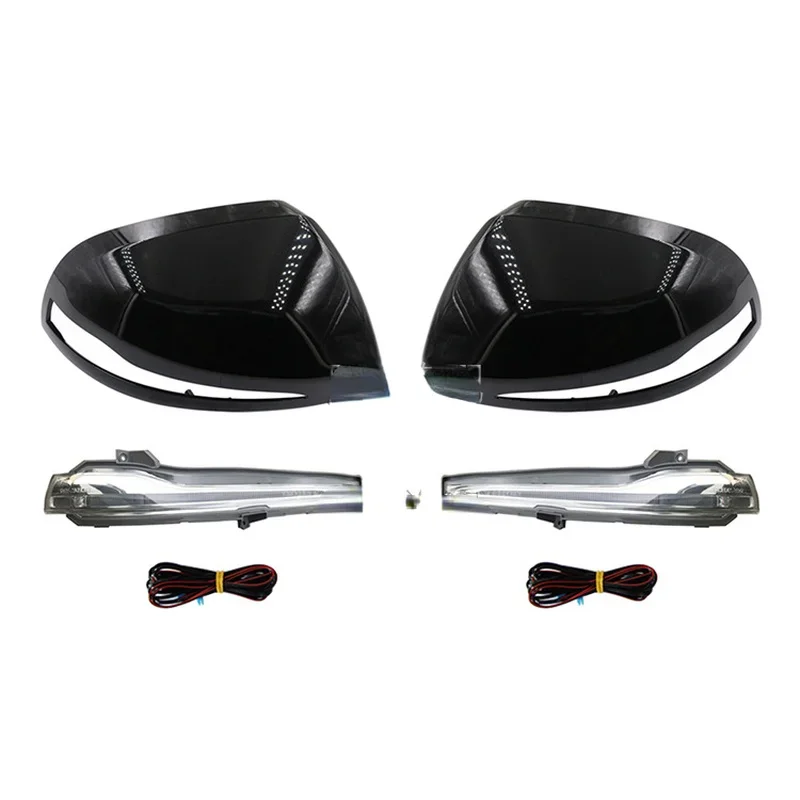 Custom for Benz 16-20 New Vito W447 Modified V Class Reverse Mirror Rearview Mirror Housing with Turn Signal Set