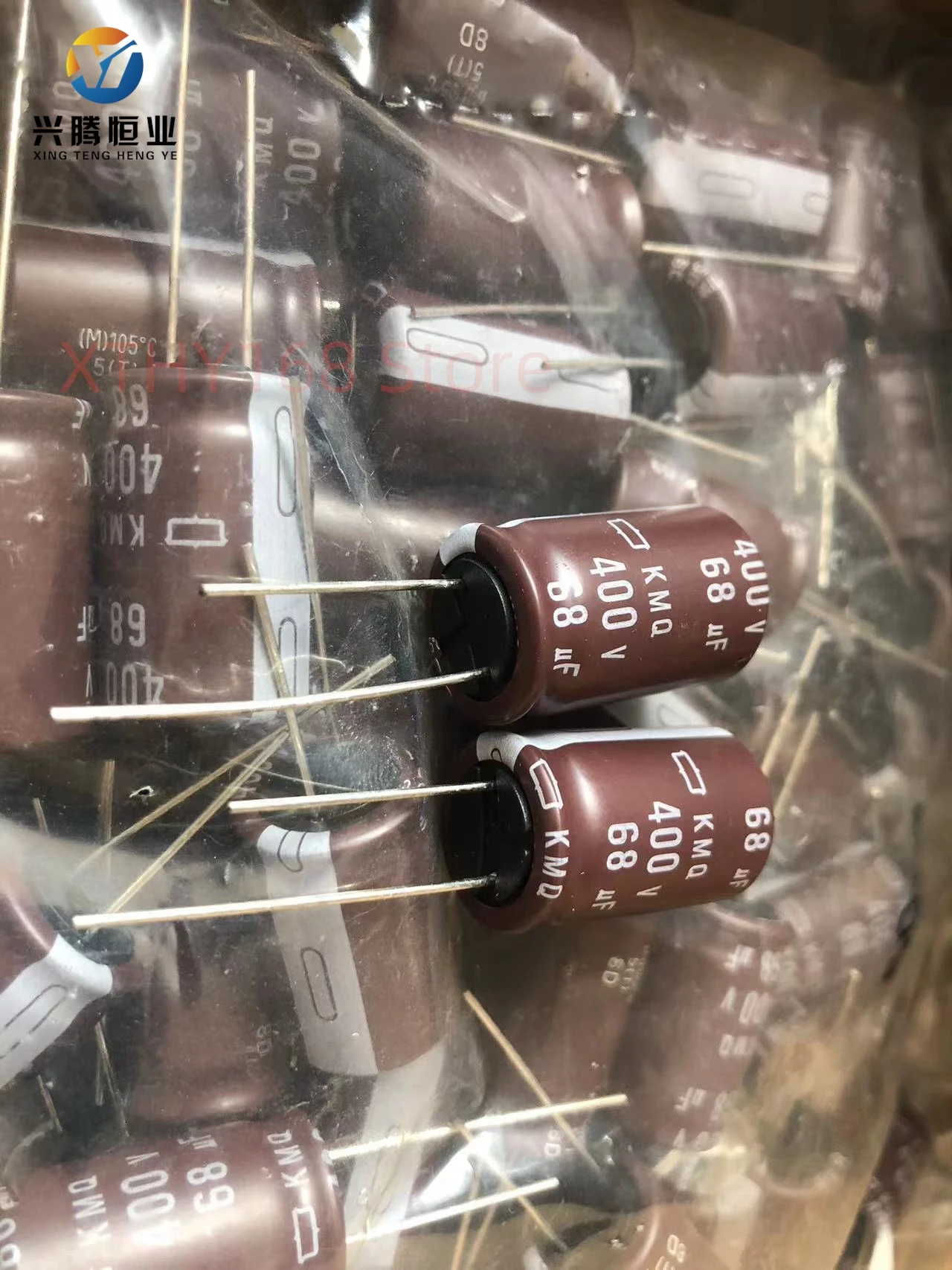 NIPPON KMQ 400V68UF 16X25MM NCC long life electrolytic capacitor 68UF/400V CHEMI-CON 105 degrees 68uF 400V