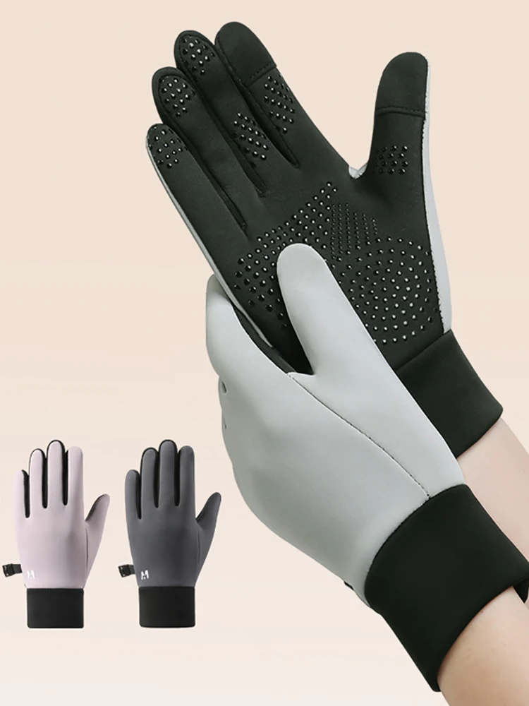 AliExpress GTUBIKE Kids Cycling Gloves Sports Winter Thermal Boys Girls Children Windproof Anti-Slip Touchscreen Gloves Age 3-15 Years