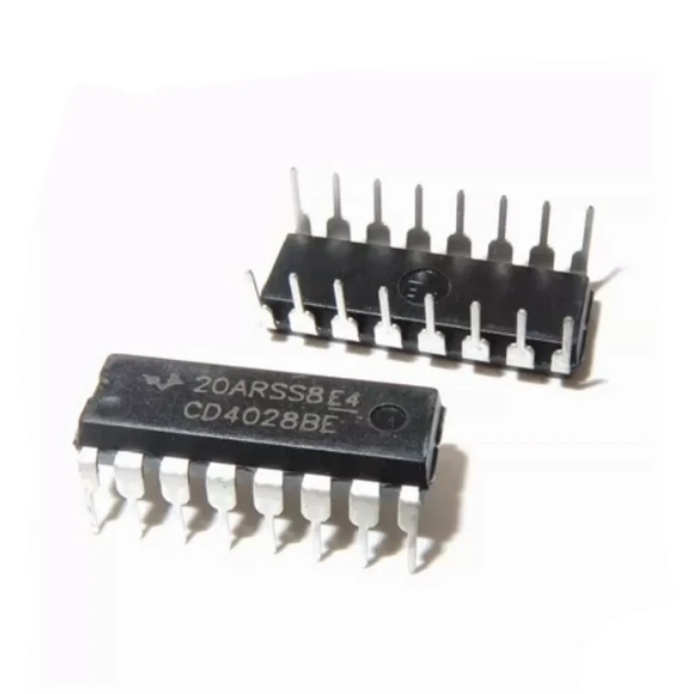 10PCS CD4028BE Decimal Decoder Chip CD4028 DIP-16 Switch IC