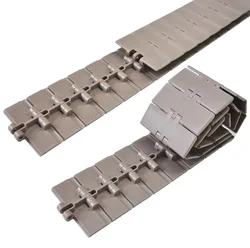 1Meters 820-K325 Width:82.6mm Flat Top POM Chain Plate Line Plastic Conveyor Belt Straight Single Hinge