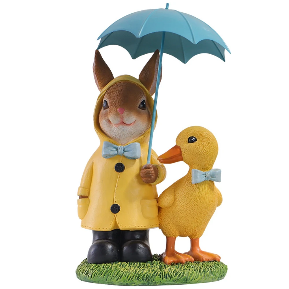 

Creative outdoor garden ornament Easter bunny Easter egg elf holiday gifts resin animal decor Home Living Room Office TV Cabinet