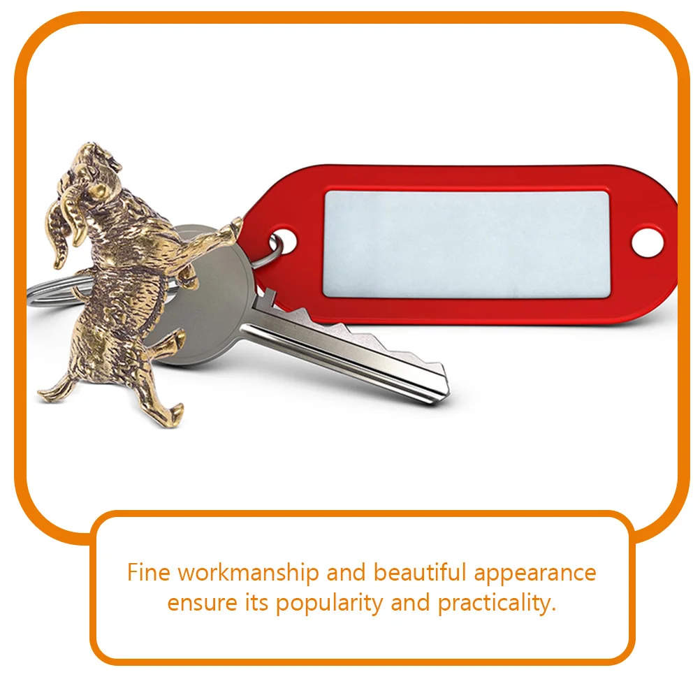 

2 шт., брелок с изображением козы, подвески, латунный кулон, брелок «сделай сам», ожерелье, браслет, декоративный брелок для ключей, латунный шарм, украшение для сумки