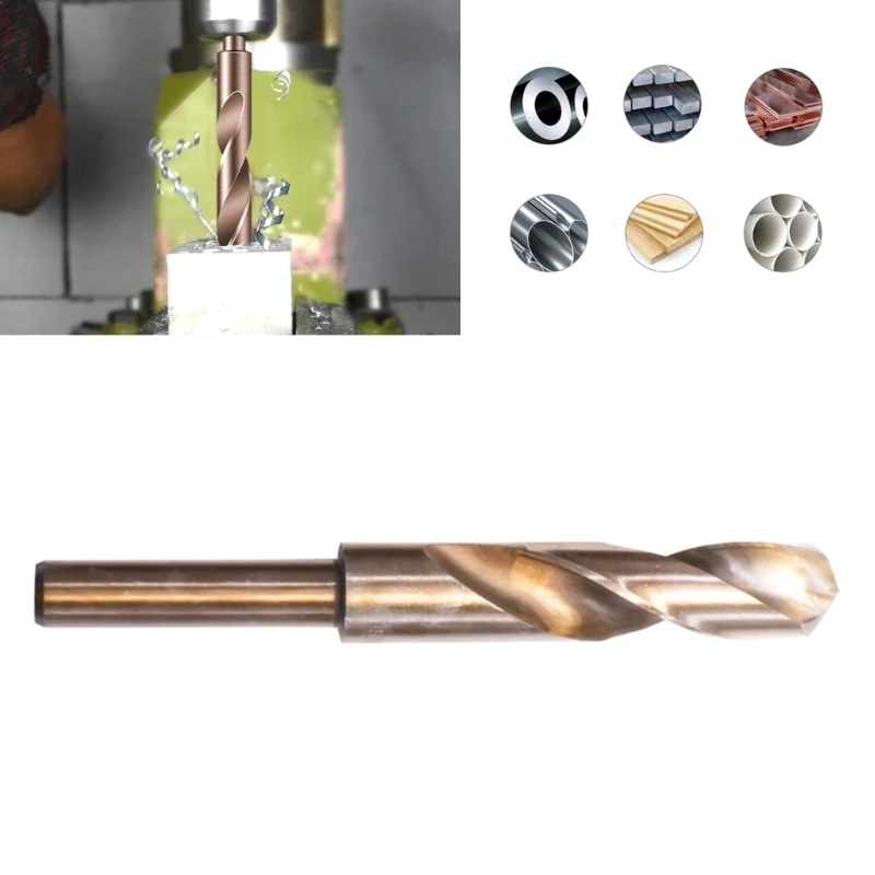 Mũi khoan kim loại HSS Chuyên nghiệp Vỏ xoắn Mặt đất xoắn Mũi 19mm cho kim loại không gỉ và sắt nhựa chế biến gỗ