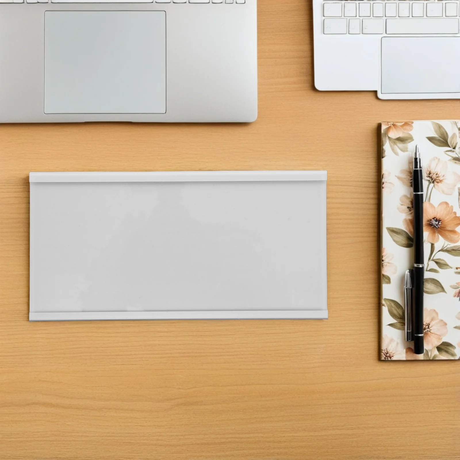 

Держатель для офисного таблички с именем, алюминиевый, 12x24 см, настенное крепление для двери, настольное крепление - прозрачный дисплей с именем сотрудника для комнаты для деловых встреч