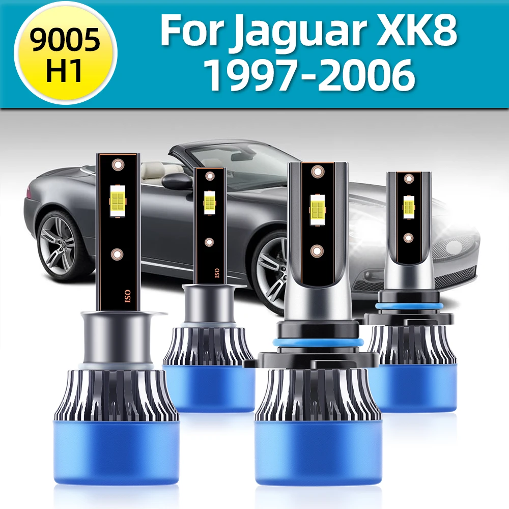 LSlight 15000LM LED Light Headlight Auto Bulb For Jaguar XK8 Coupe Convertible 1997 1998 1999 2000 2001 2002 2003 2004 2005 2006