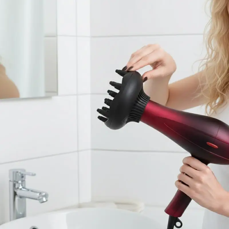 1pc Hair Diffuser Professional Hair Styling Curl Dryer Diffuser Universal Hairdressing Blower Styling Salon Curly Tool Black