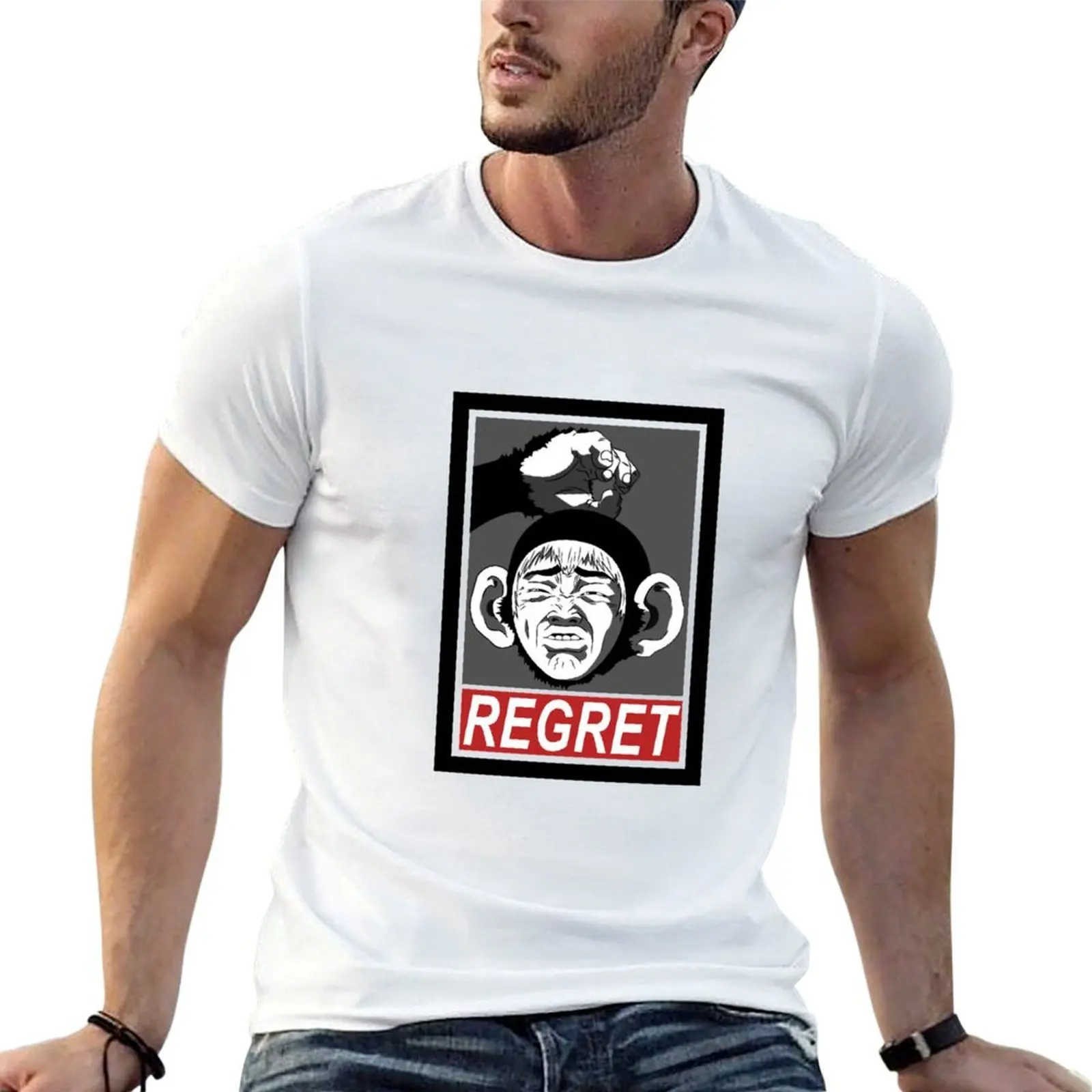 

REGRET T-Shirt t shirts for man cotton funny man t shirt summer T-Shirt