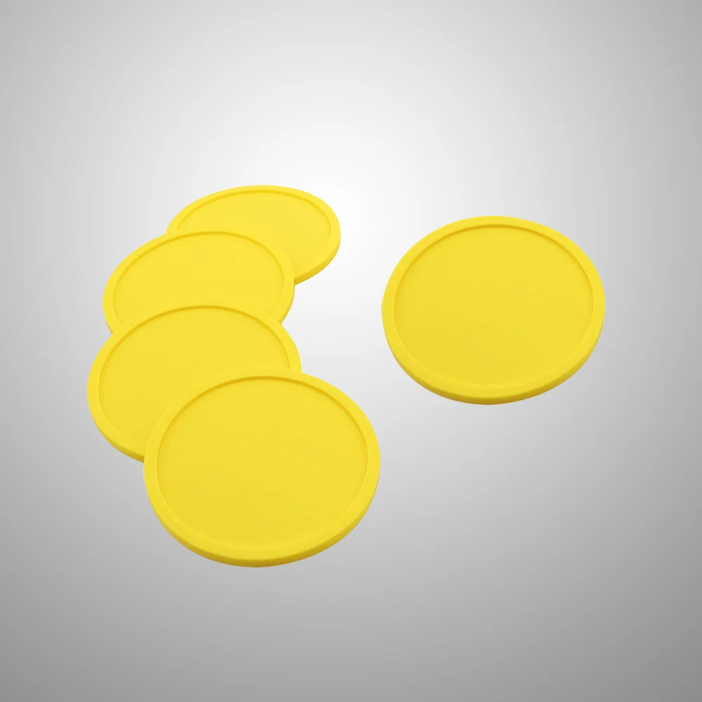 

5Pcs Silicone Drink Heat Resistant -40 to 230c Nonslip Cup Placemats Thick Safe Cup Mat for Home Bar Restaurant