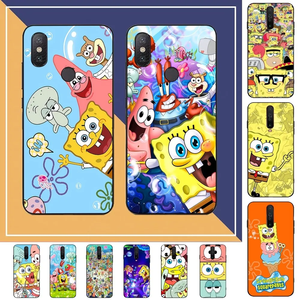 S-SpongeBobS P-Patrick Star Phone Case For Redmi Note 4 X 5 A 6 7 8 Pro T 9 Pro 9S 10 Pro 11 Pro 11S 11Epro PocoM3pro