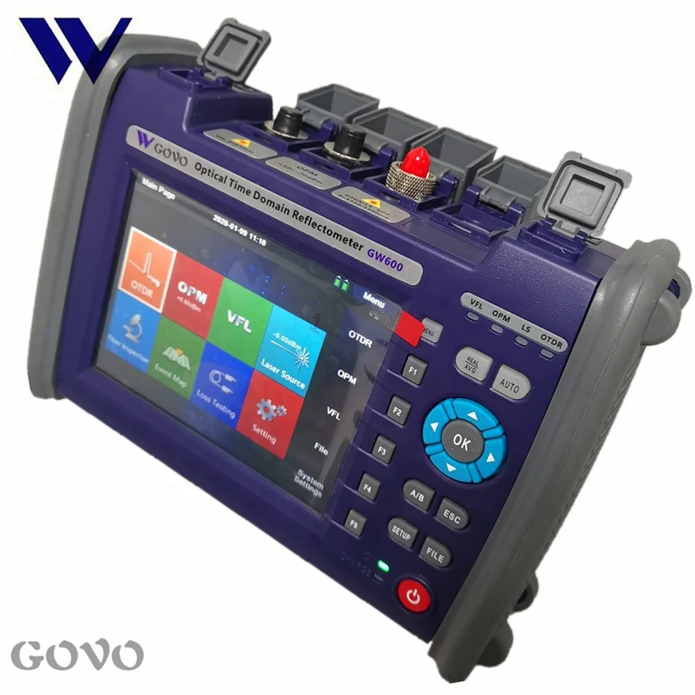 GOVO GW600-S2-35-FU Fiber Reflectometer OTDR Price Single Mode 1310/1550nm 35/33dB Fiber OTDR Tester