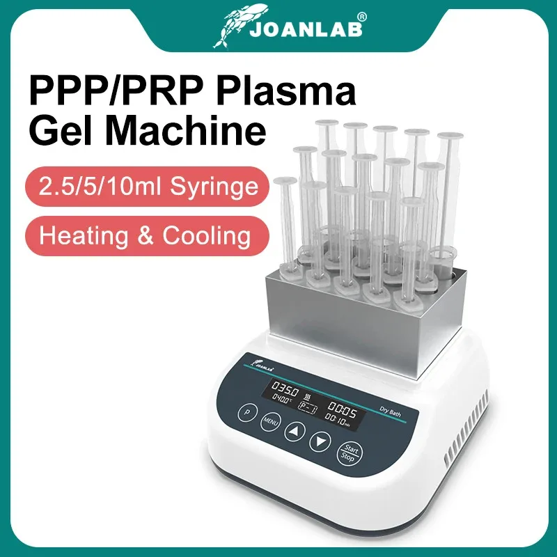 JOANLAB PPP PRP آلة جل البلازما المحمولة التدفئة هلام صانع الحشو الحيوي ل 2.5/5/10 مللي حقنة جهاز تجميل DB100CG