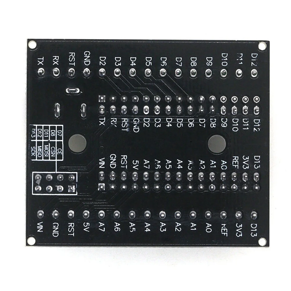 2pcs Wireless Module Expansion Board for For arduino For nano For v3.0 with NRF2401+ Interface DC Power Support
