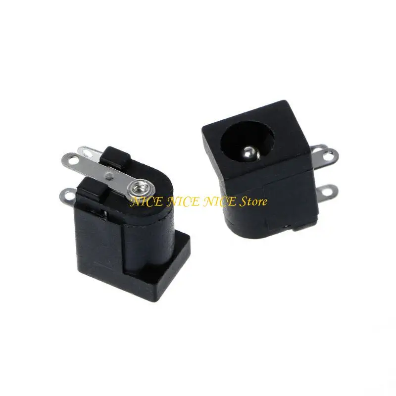 5 PCS DC-005 Negro para conector zócalo toma alimentación 5.5x2.1 mm Type PCB