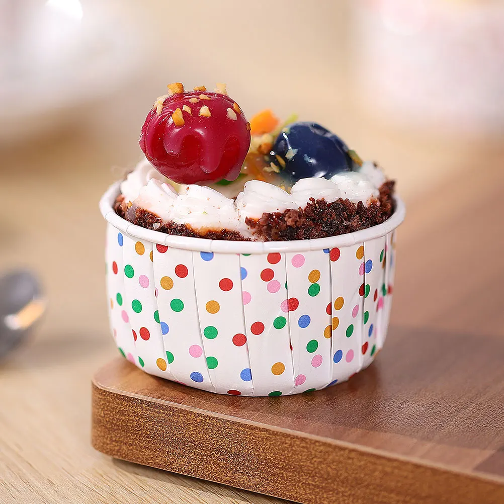 

300 Pcs Paper Baking Cups Muffin Cases Cupcake Liners Ice Cream Muffin Cups Containers Disposable Kitchen Bowls
