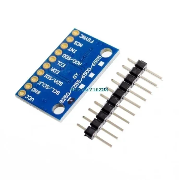 1Set SPI IIC/I2C GY-9250 MPU 9250 MPU-9250 9-Axis Attitude +Gyro+Accelerator+Magnetometer Sensor Board Module MPU9250 3-5V