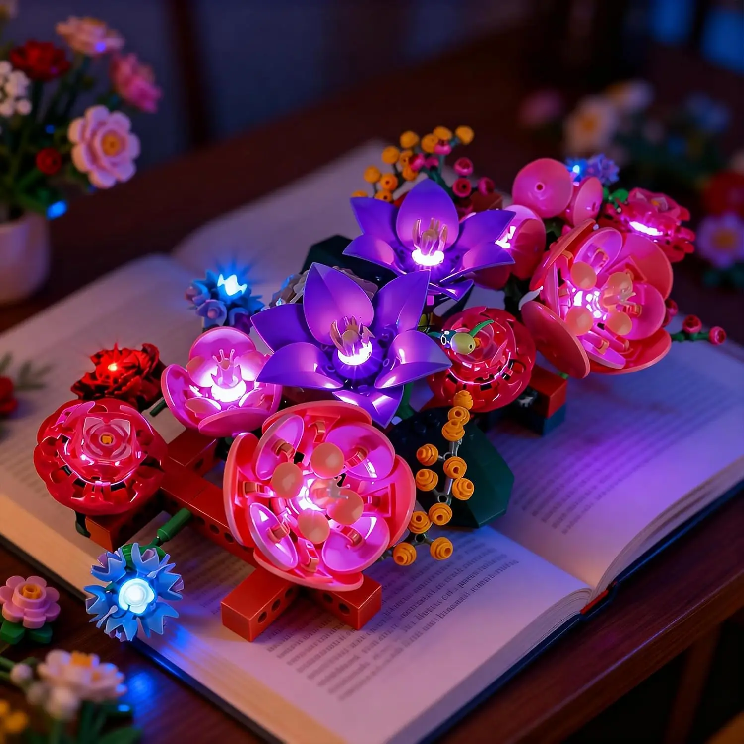 

HPROSPER LED Accessory Light (No Model) For LEGO 11503 Flower wall Easy Install Hidden Wiring