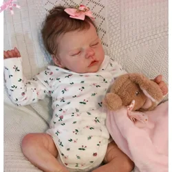 17inch Baby Doll Kits Reborn Twin A/B Lifelike Vinyl Silicone Unpainted Unfinished Blank Parts LOL Christmas Gift Dolls For Kids