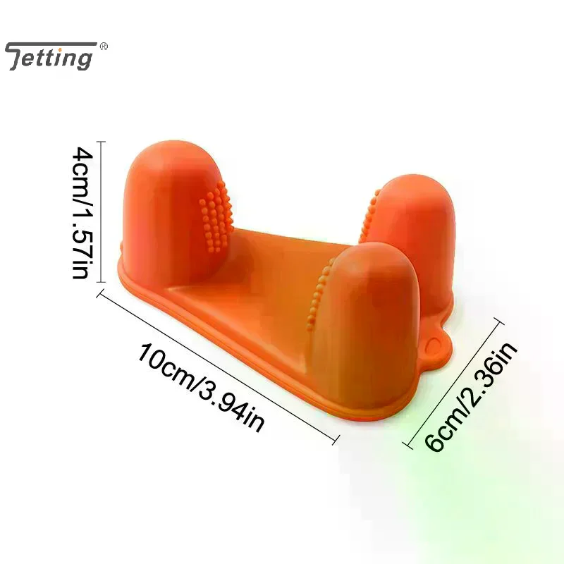 Silicone Snacks Finger Cover Oil-proof And Dirt-proof Food Clips Non-slip Heat Resistant Finger Cots Multi-Function Kitchen Aid