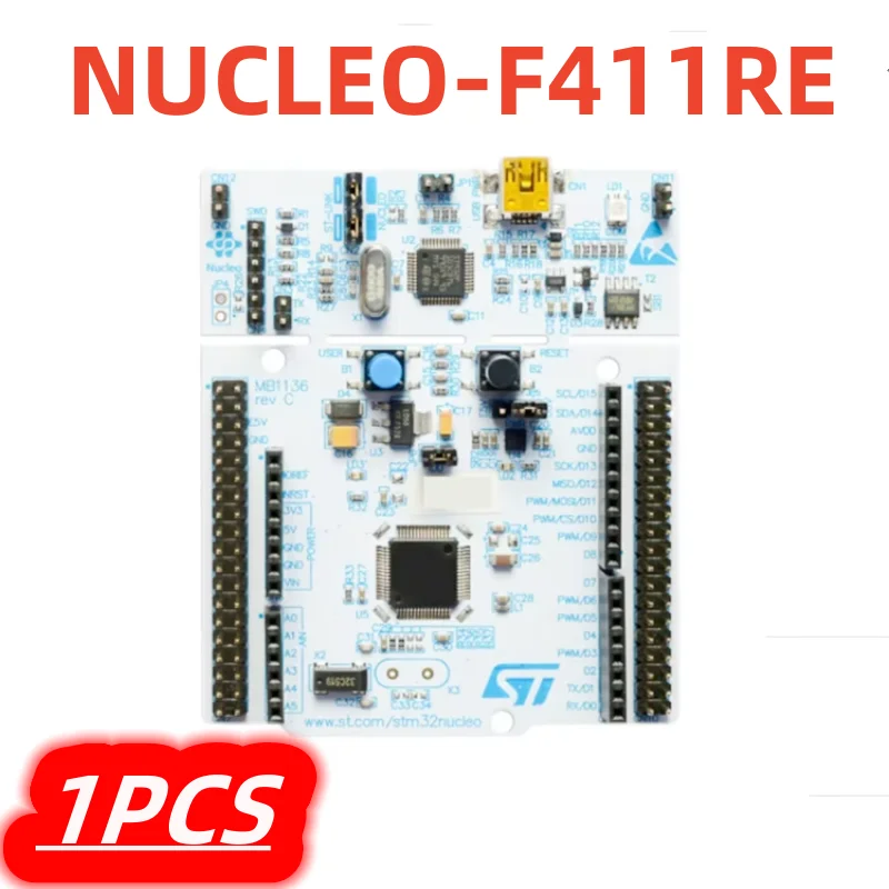 1Pcs/lot New original NUCLEO-F411RE STM32 Nucleo-64 ARM mbed Development Board with STM32F411RE MCU Supports