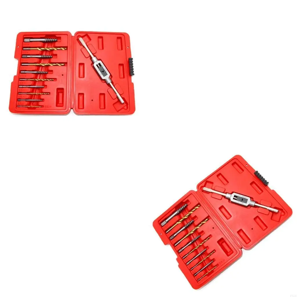 

P82E Portable Damaged Screw Bolt Extractor with Multiple Sizes for Household Repairs and Automotive Maintenance Tool