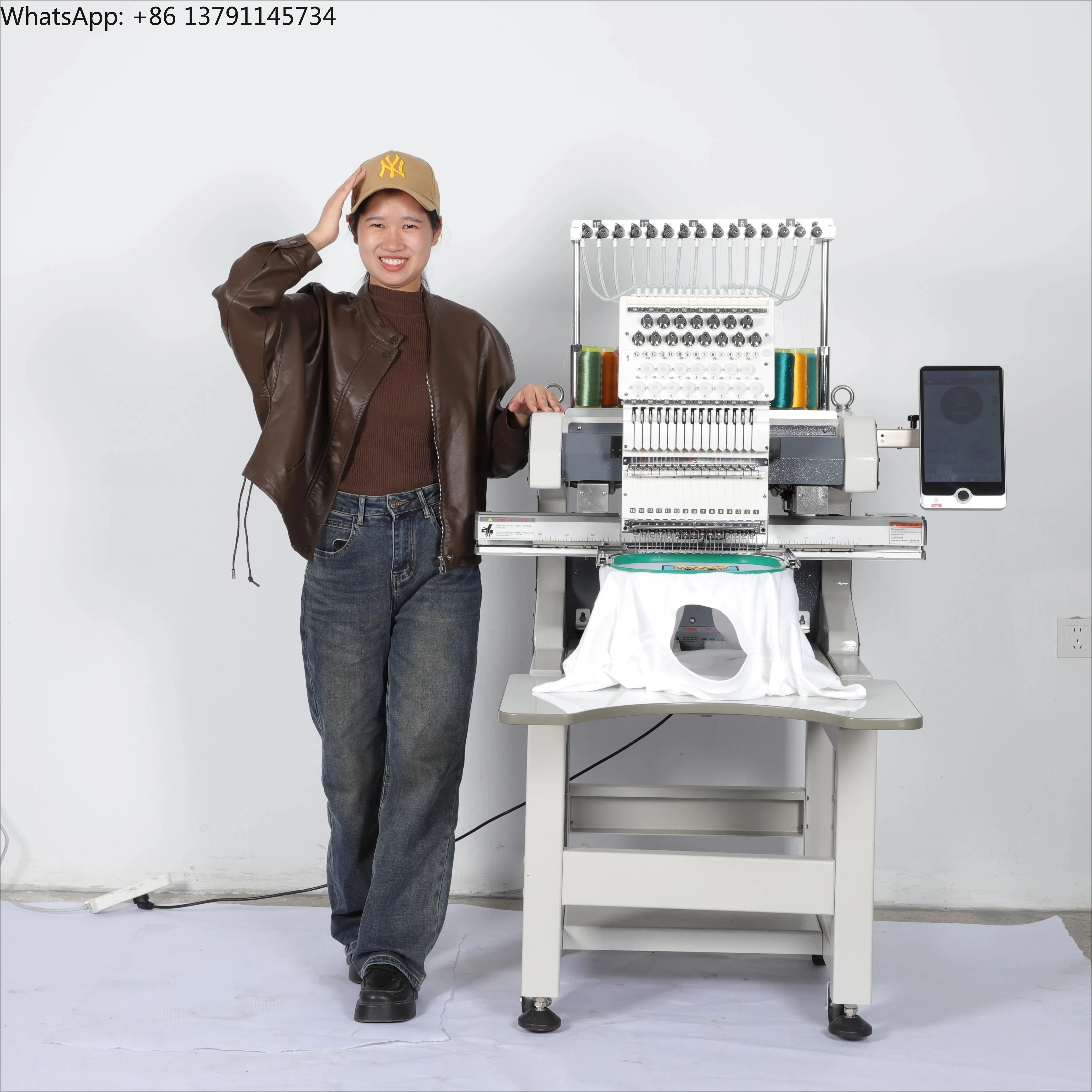 

2025 Original Commercial Cap Embroidery Machine 12/15 Needle With Authentic 100% Core Components Embroidery Machine
