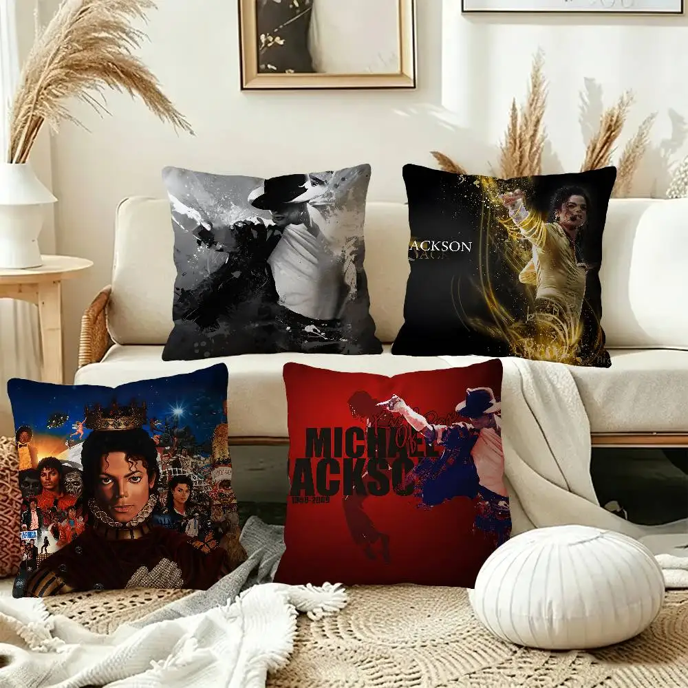 Singer Michael J-Jackson Pillowcase toon Gift Cushion Cover Bedroom Home Sofa Chair Seat Decor pillow case