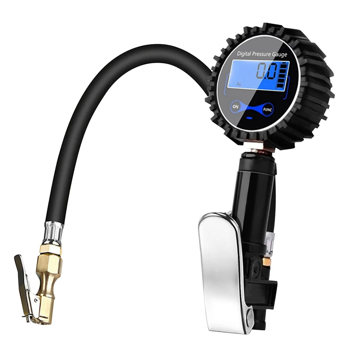 2025+ 250psi LCD Display Tire Pressure Counter Digital Backlight Vehicle Tester Inflation Monitoring Pressure Gauge
