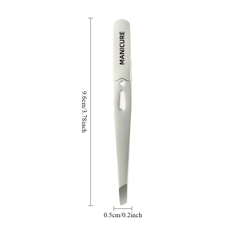 Stainless Steel Professional Eyebrow Tweezers High Brow Tweezers with Angled Tips Hair Removal Tweezers for Eyebrows and Beard 5