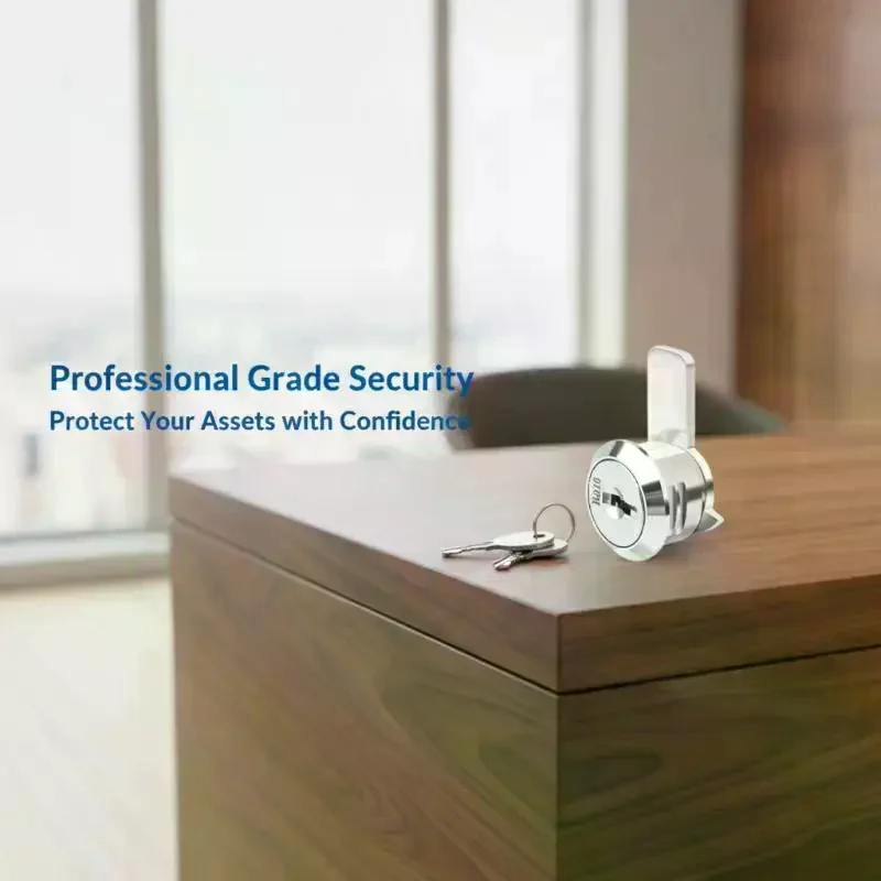 Rust Proof Zinc Alloy Mailbox Lock Anti-Theft Durable with 2 Keys for Drawer Cabinet Cash Register School Furniture