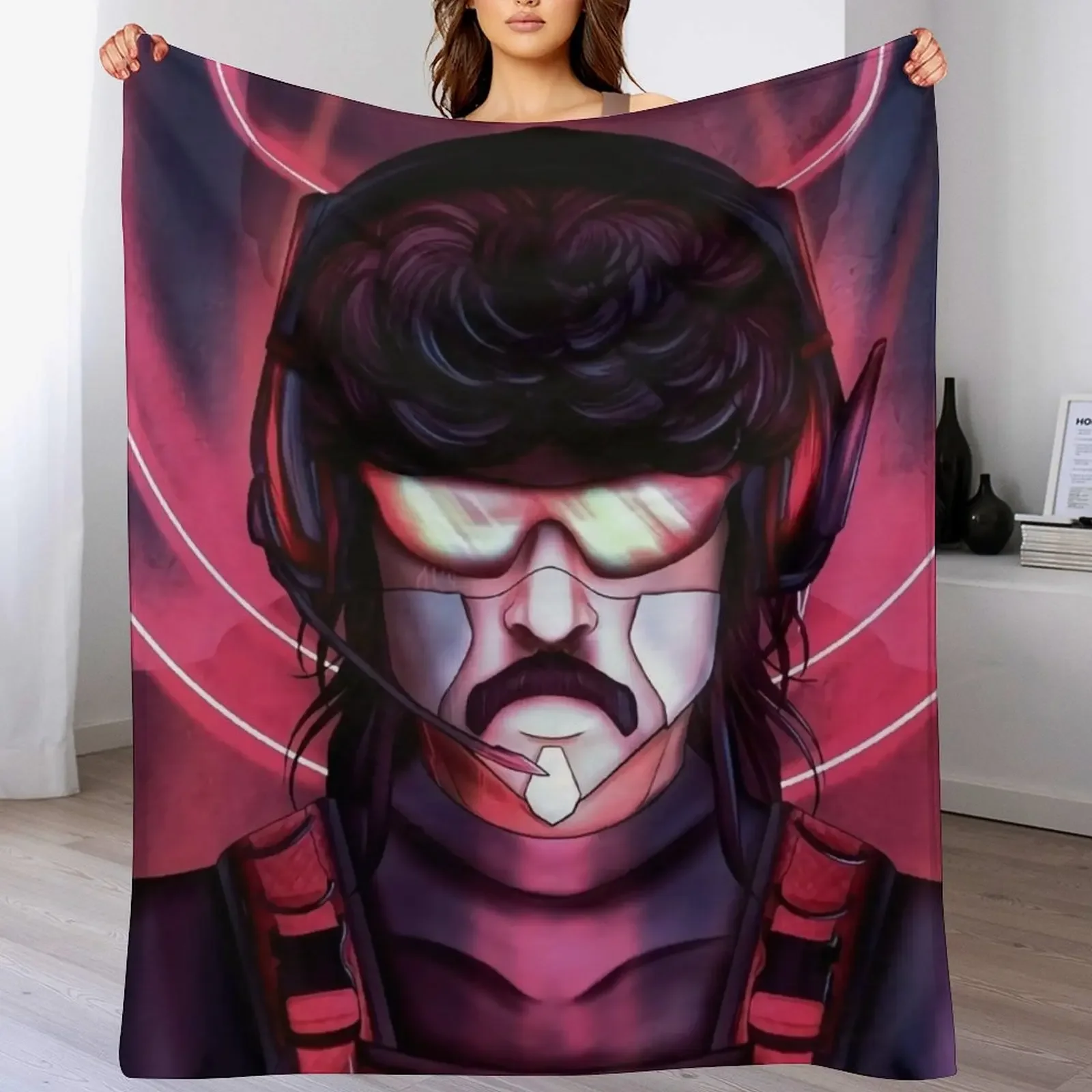 Cyber Dr Disrespect Throw Blanket for babies Kid'S Blankets