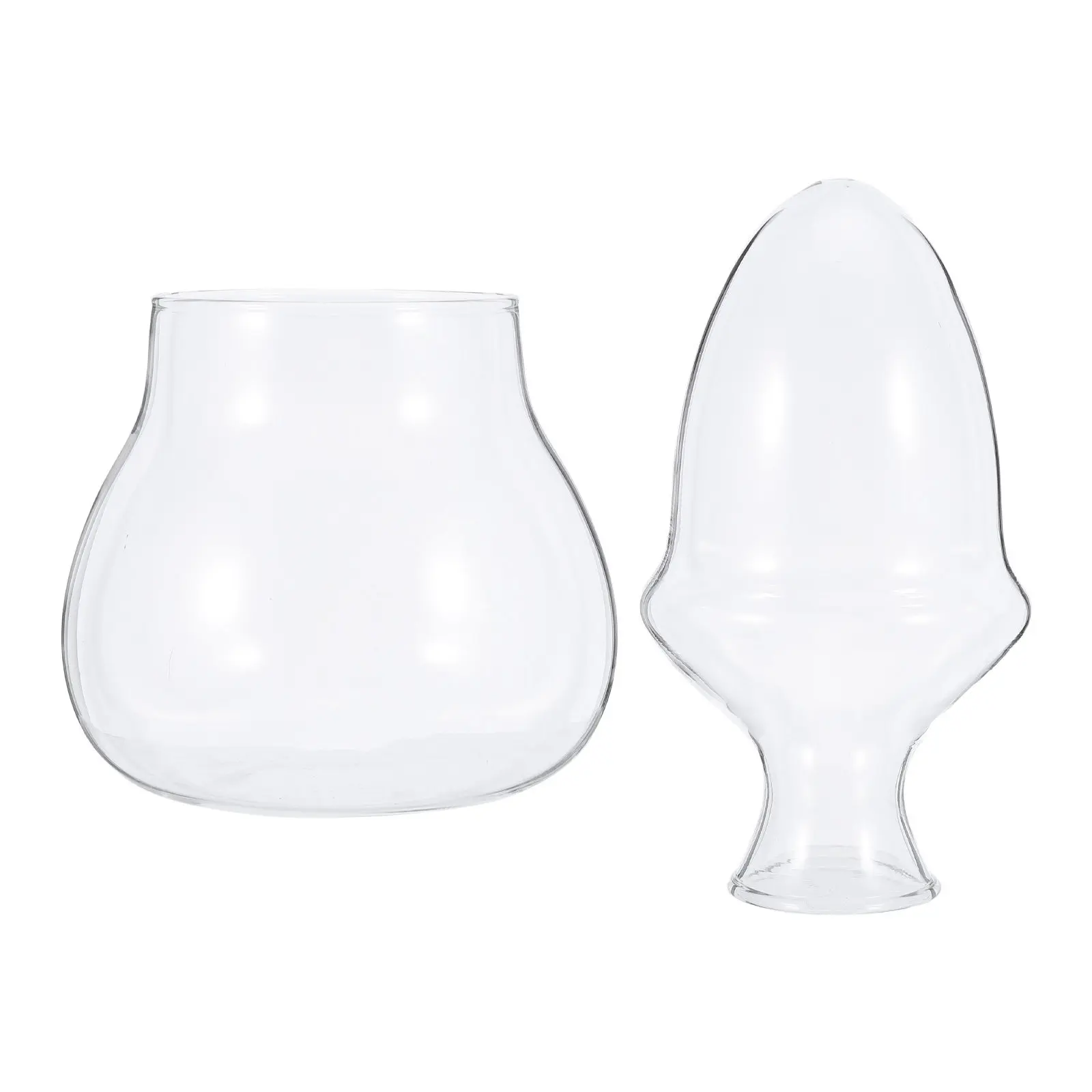 540Ml Glass Beverage Pitcher with 35Mm Wide Mouth Crystal Clear Wine Decanter Iced Tea Fridge Jug Fruit Juice Server Cold