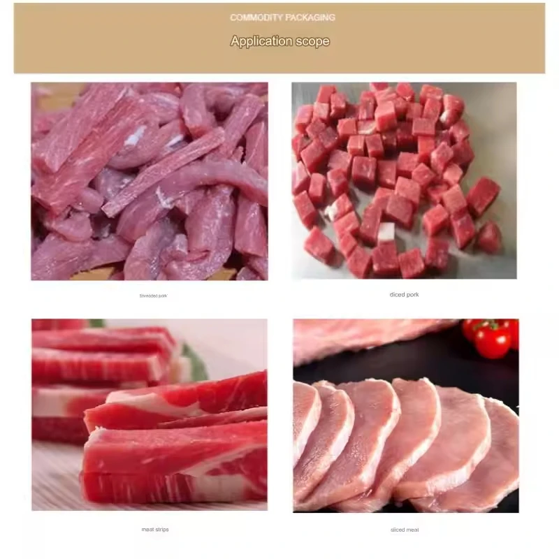 Cuber automatico di pollo/manzo da 500 kg: taglierina veloce per petto/bistecca/dadi congelata, cubettatura di formaggio, acciaio inossidabile commerciale, facile da pulire