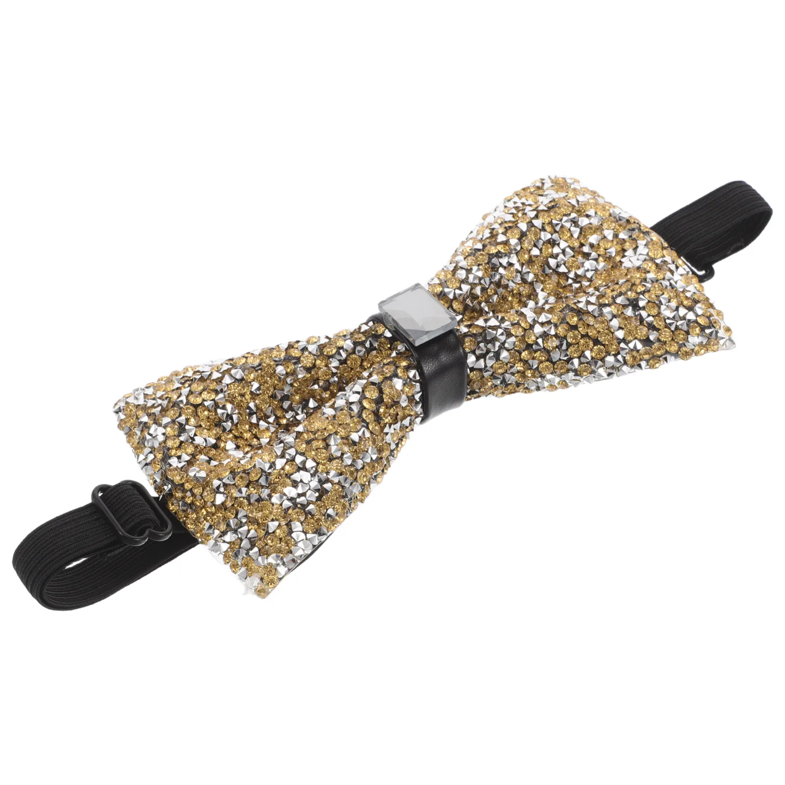 

Full Diamond Men Mens Sequin Retro Bow Glitter Sparkly Sparkle Tie Men Mens Sequin Bow Tie For Party Bridegroom