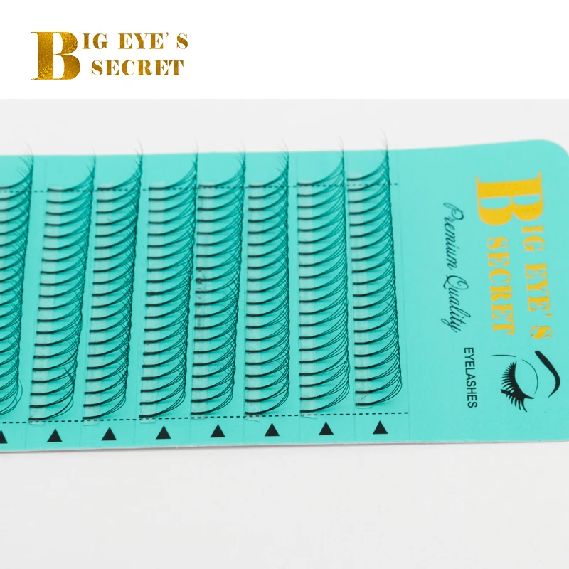 Big Eye\'s Secret Long Stem Volume Fans Lash Volume Professional Lash Extensions C&D Curl Faux Mink Eyelash Extension