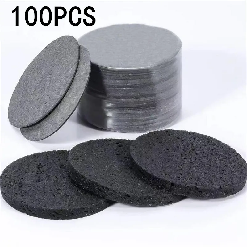 5/10/20/50/100PCS Black Compress Makeup Puff Face Wash Sponge Face Wash Puff Foaming Face Puff Cosmetic Puff Face Cleansing﻿