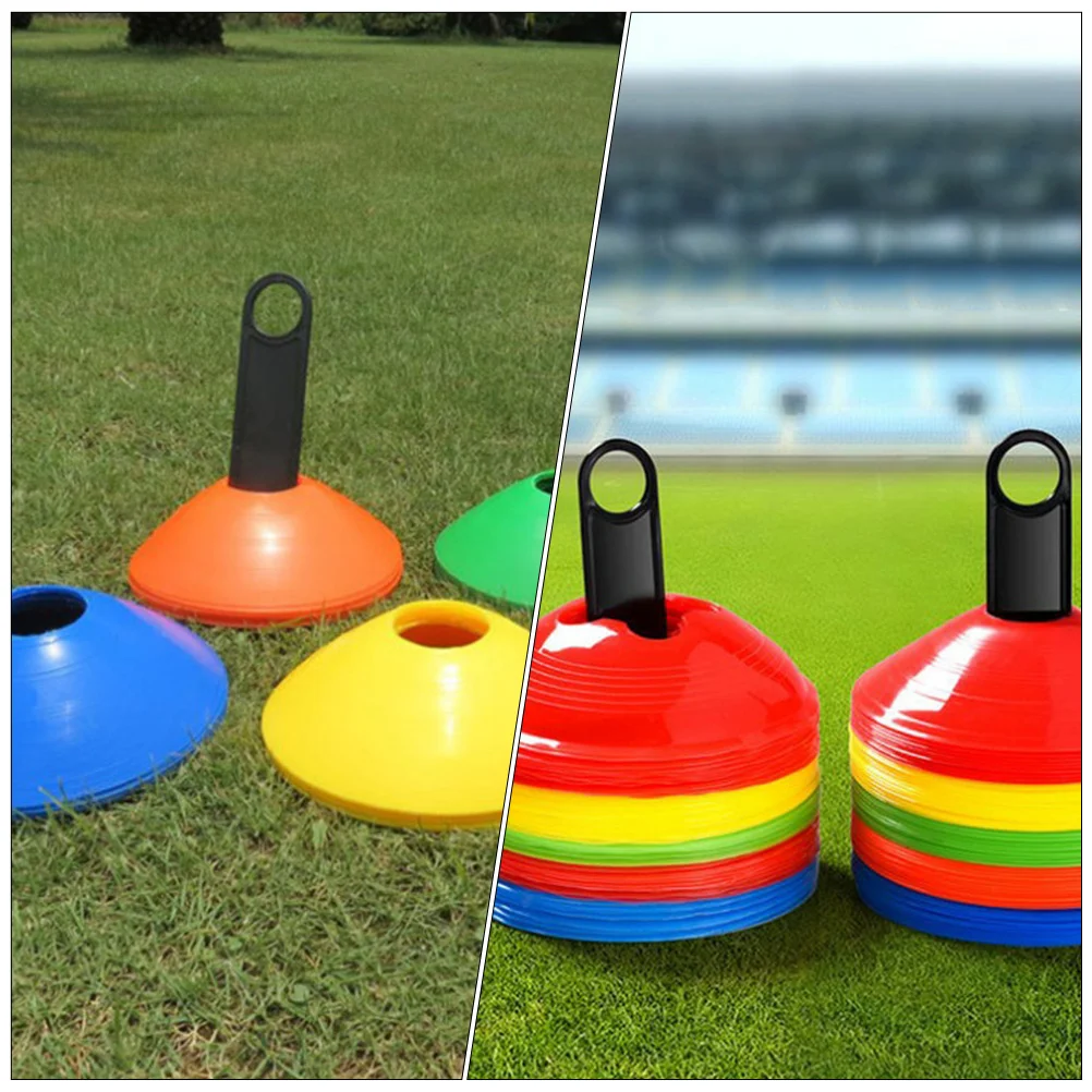 5 Pcs Storage Shelves Shelf Soccer Mark Disk Cone Training Accessory Tray Holder Equipment Black Bracket Disc Fitness