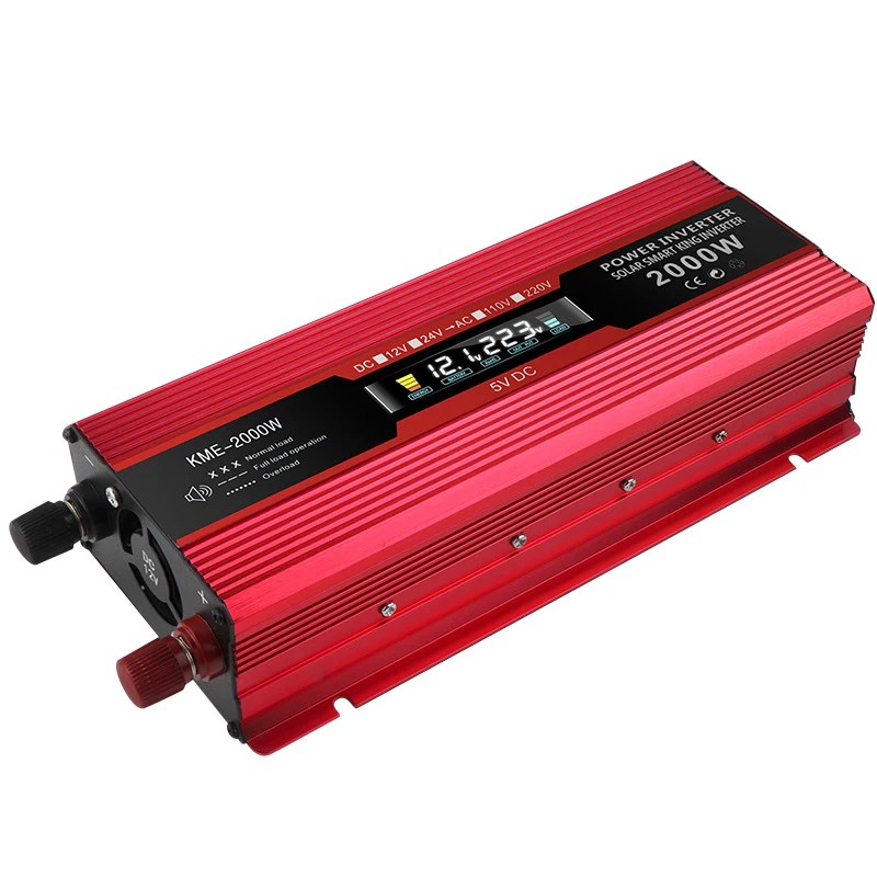 

Solar Power Inverters 600W 1000W 2000W Modified Sine Wave USB Car Inverter DC 12V 24V AC 110V 220V Transformer Voltage Converter