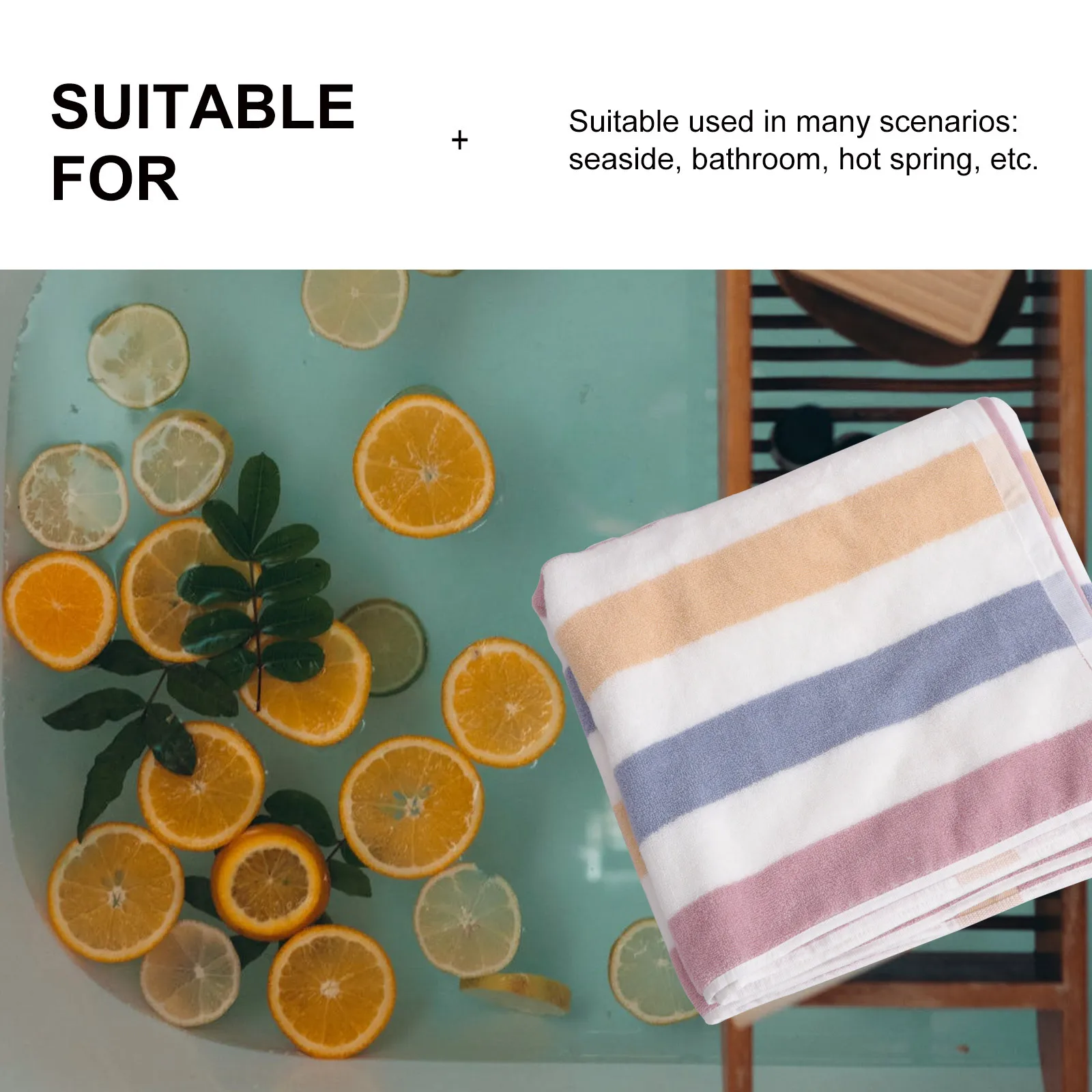 

32 Strands Thick Pure Cotton Bath Towel For Adults Autumn Winter Quick Dry Absorbent Bathroom Home Use High Density Non Shedding