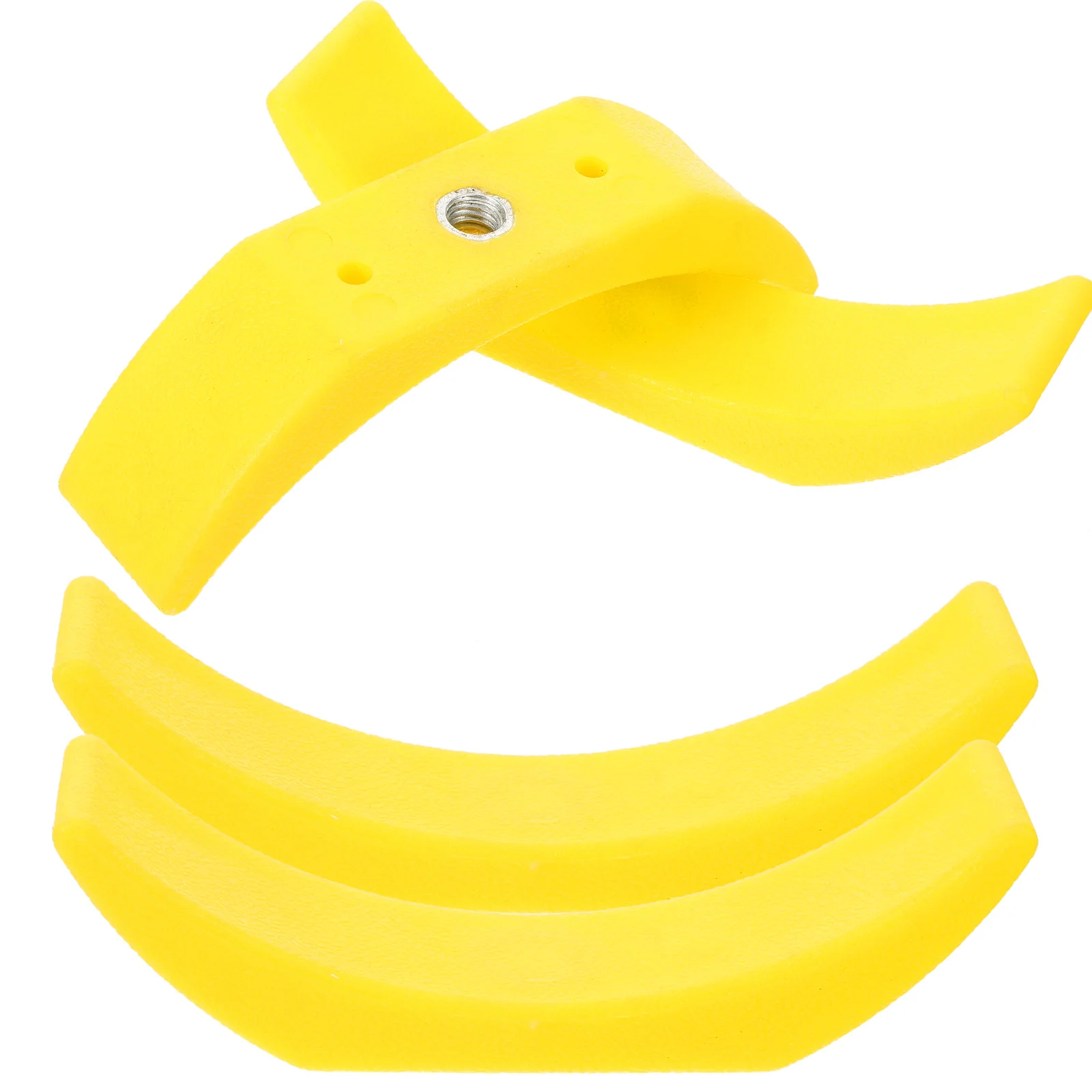 

4Pcs Dumbbell Holder Rack PP Material Strong Bearing Capacity Floor Protection Weight Stand Dumbbell Holder Bar Bell Pad