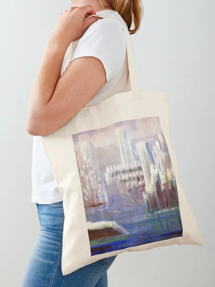 Creation of the World VI by Ciurlionis Tote Bag Women's bags bags luxury women Shopping bags