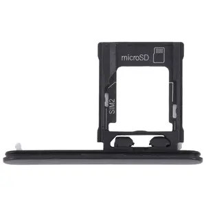 Bilashmart SIM Card Tray + Micro SD Card Tray Sony Xperia XZ1 Compact Phone SIM Card Holder Drawer