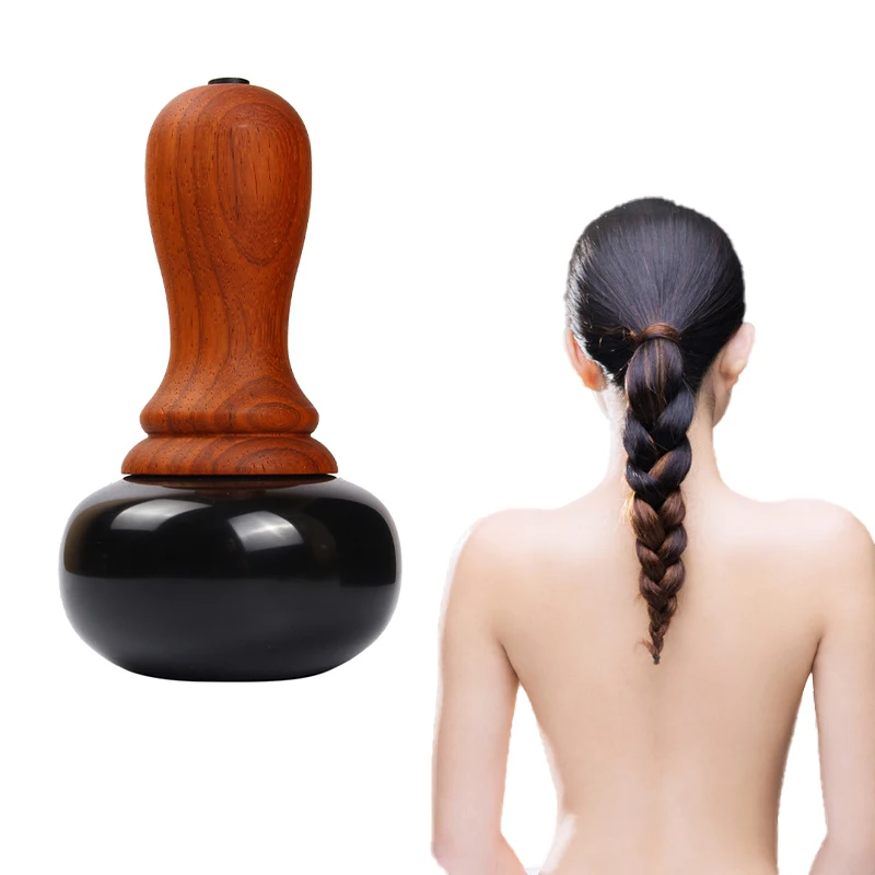 

Hot Stone Electric Scraping Massager Natural Flat Stone Scraping Scraping Back Neck Facial Massage Relax Muscle Skin Lifting Spa