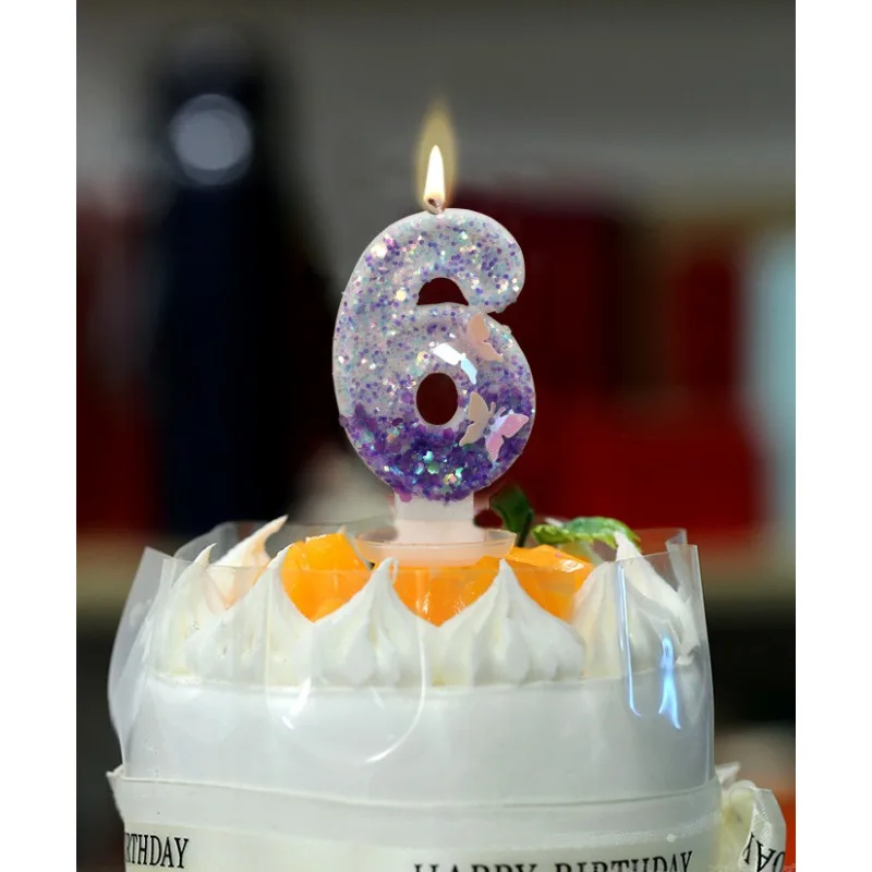 White Purple Glitte… - image