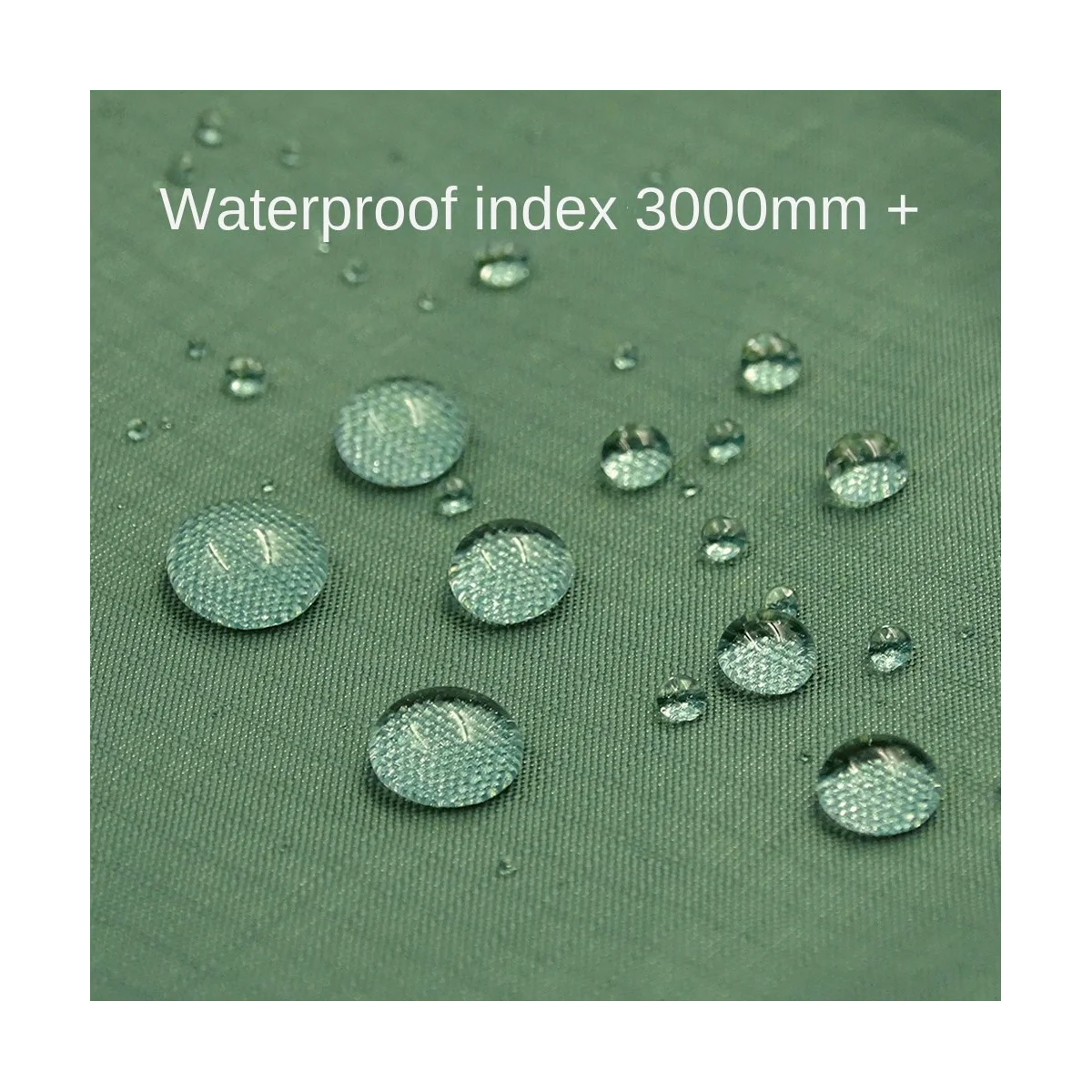 

Outdoor Awning Tarp Waterproof Camping Beach Sunshade Shelter Shade Rain Fly Tent Green 3X4M